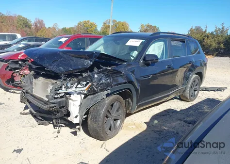 2021 Volkswagen Atlas 3.6L V6 Se W/Technology R-Line from USA, damaged, VIN 1V2PR2CA4MC511251